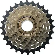 Flywheel Tools MTB Road Bike 6/7/8 Speed Freewheel 13/14-28T Screw On Freewheel Bicycle Cassette for-Shimano Position Parts Flywheel Puller(6 Speed Black)