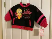 tweety bird jh design jacket brand new - kids large