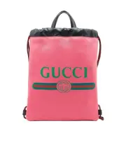 LOGO drawstring shoulder bag One size Red