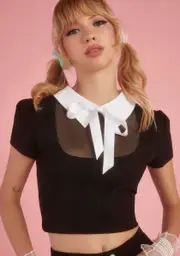 [Sugar Thrillz] Show's Over Crop Top