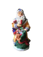 Bavarian Father Christmas-Old World Santa Bronson Collectable-Holiday Gift Decor