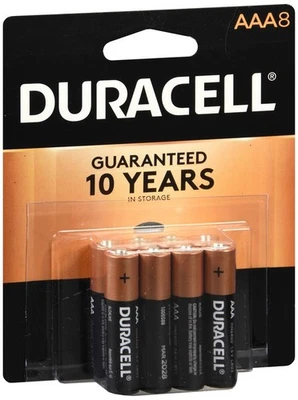 Duracell Power Boost Alkaline Batteries AAA 8 EA