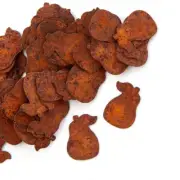 Bulk Buy of 100 Flat Back Rusty Tin Miniature Pineapple Cutouts