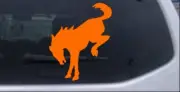Ford Bronco Horse Car Truck Window Laptop Decal Sticker Orange 2X1.6