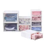 Traderight Storage Drawers Clothes Organiser Box Large Plastic Stackable Wardrobe Container