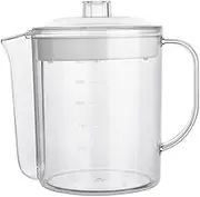 FUNOMOCYA Grease Separating Soup Kettle Ml Oil Filter Pot Grease Cup Fat Separator and Easy-Read Scale