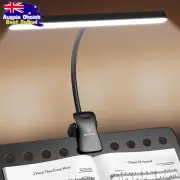 Music Stand Light, 57 LEDs, Eye-Caring, Clip-on, 3 Colors, 5 Brightness, USB-C