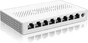 Tenda SE108 8 Port 2.5G Unmanaged Ethernet Switch, 8 X 2.5G Base-T Ports, 40Gbps Switching Capacity, Compatible with 100/1000/2500Mbps, for Home Entertainment or SOHO Network
