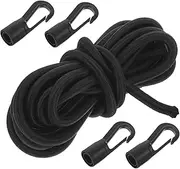 GRADENEVE 1 Set Surfboard Paddle Strap with Hook Elastic Bungee Cord for Secure Fastening Lightweight and Durable for Boating Kayaking Camping and Surfing Activities