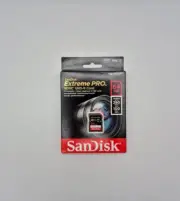 SanDisk Extreme PRO SDXC UHS-II 64GB Memory Card (New)