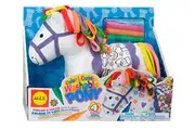 Alex Craft Color and Cuddle Washable Pony Kids Art and Craft Activity