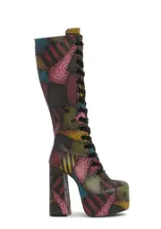 [Trickz N' Treatz] Stitched-Up Style Platform Boots