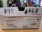 NOS Bontrager Circuit Road Cycling Shoe / EU 45.5 | US 12.5 / Red & Blk / 3-bolt