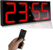 17.3'' Extra Large Home Gym Timer Clock, Programable Workout Interval Timer,