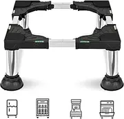I'SMARTMOON Mini-Fridge-Stand 4 Strong Feet，Adjustable Dolly Washing Machine Stand Base，plant stand，for Furniture Portable Refrigerator Dryer Stand