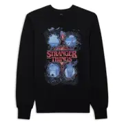 Stranger Things x Alex Hovey Four Seasons Sweatshirt - Black