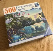 Ravensburger 500 piece puzzle manatee moments 80 480 1