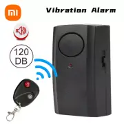 Wireless Vibration Alarm Loud Home Security Motorcycle Car Door Window An