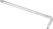 uxcell T55 Anti Tamper Proof Torx Star Key Bit Wrench, L-Shape 10-inch Long Arm, CR-V Steel
