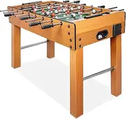 BBnote 48in Competition Sized Foosball Table, Home Arcade Tables Football, Game Room, Arcade with 2 Balls, 2 Cup Golders, Game Machine Suitable for Adults and Kids