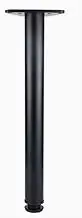 1x Metal Table Legs with Adjustable Protector Feet,Aluminum Alloy Furniture Legs Kitchen Furniture Worktop Support Legs for Breakfast Bar Dining Table Desk,with Screws,Custom (85cm(33.4in),Black)