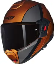 Nolan N120-1 Verniciatura Speciale N-Com Helmet, black-brown-beige, Size S for Men Black Brown Beige