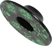 ibasenice Bicycle Head Cover Wear Resistant Aluminum Alloy Bike Bowl Cap for Mountain Bikes Decorative and Lightweight Bicycle Stem Cap with Easy Tool Installation