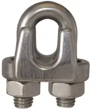 1/4" Stainless Steel Malleable Wire Rope Clips (75-Pack)