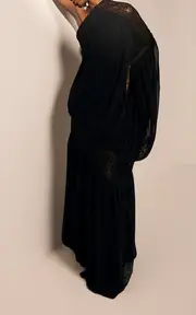[Dima Ayad] Single-Shoulder Lace Georgette Dress