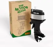 The Motor Mixer by HMC - Novelty Boat Motor Coffee Mixer Wind-Up Outboard Mini