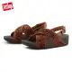 【FitFlop】LULU SHIMMERFOIL BACK-STRAP SANDALS 經典可調整式後帶涼鞋-女(銅金色)