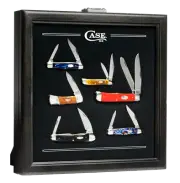 CASE XX Knives Small Black Wood & Glass Countertop Knife Display 50990