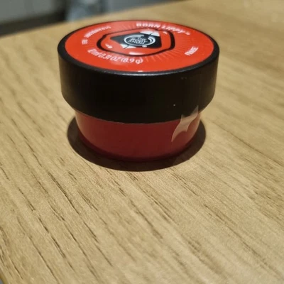The Body Shop Born Lippy Strawberry Flavoured Lip Balm 10ml SEALED
