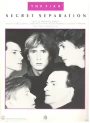 THE FIXX "SECRET SEPARATION" SHEET MUSIC-1986-BRAND NEW ON SALE-MINT CONDITION!!