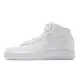 Nike 休閒鞋 Air Force 1 Mid 07 全白 中筒 經典款 男鞋 魔鬼氈【ACS】 CW2289-111