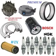 Tune Up Kit Filters Cap Wire Plugs For OLDSMOBILE CUTLASS CALAIS V8 5.0L 83-84