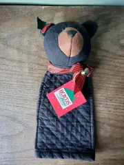 BOYDS Home Collection Mountain Bear Bottle Cover Quilted Black Bear #87981
