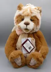 Charlie Bears Einstein Retired Plumo Teddy Bear from the 2022 Plush Collection