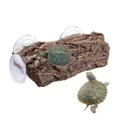 Turtle Basking Platform, Turtle Dock, Resin Turtles Basking Rock with Suction