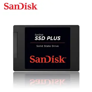 SanDisk 120GB SSD PLUS 2.5吋 SATA3 固態硬碟 薄型設計