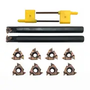 Lather Threading Tool Bit Set External Internal Threading Boring Bars Turning To