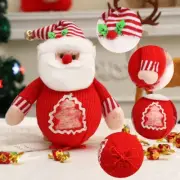 Colorful Christmas Treat Bags with Drawstring Design Excellent Storage Option