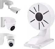 [compcctv] Security Camera Mount Bracket, ABS Indoor Outdoor Wall Mount L-Type Bracket for CCTV Security Dome IP Camera Mounting, Dome Camera Mount