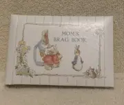 1990 C R Gibson MOM'S BABY BRAG BOOK BEATRIX POTTER Holds 20 Photos 4x6 - NEW