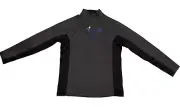 NEW Spyder Large Mens Outbound 1/2 Zip Sweater Long Sleeve Gray Black