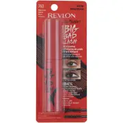5 Pack Revlon So Fierce! Big Bad Lash No Mascara, Blackest Black 760, 0.34 fl oz