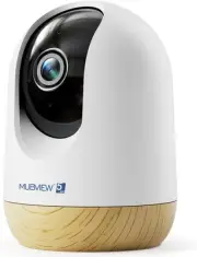 MUBVIEW 5MP Plug-in Indoor Security Camera no Subscription, 5/2.4G WiFi 1 PC