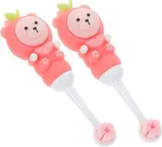 Beavorty Ergonomic Boys and Girls Toothbrush Years Soft Bristles Toothbrush for Toddlers Bear Shape and Fine Craftsmanship