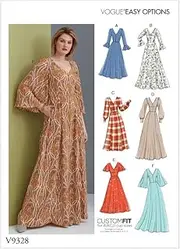 [Vogue] Sewing Pattern 9328 Dresses E5 (14-16-18-20-22)