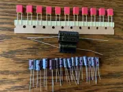 Denon DP-21F DP-23F Recap Kit Capacitors Turntable Speed Repair Set (28 parts)